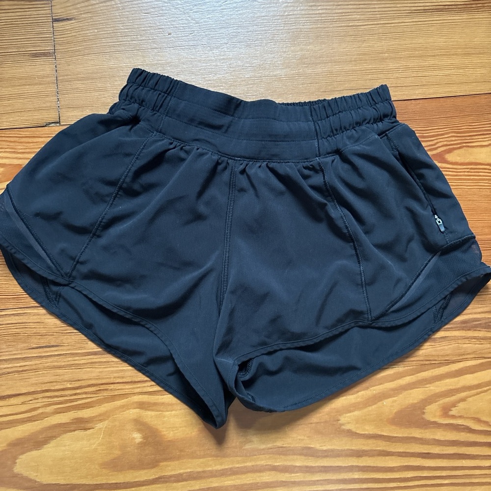 Lululemon Black Hotty Hot Shorts